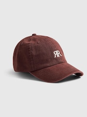 River Island Brown Brown - Dark cotton logo Cap - Image 1 of 5