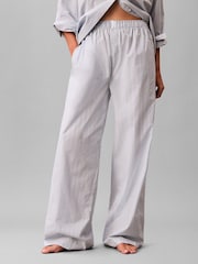 Calvin Klein Blue Cotton Poplin Pyjamas - Image 1 of 6