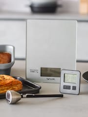 Taylor 3 Piece Silver Kitchen Measuring Tools Set - Image 1 of 3