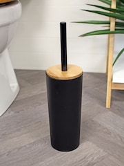 Showerdrape Black Sonata Toilet Brush Holder - Image 1 of 2