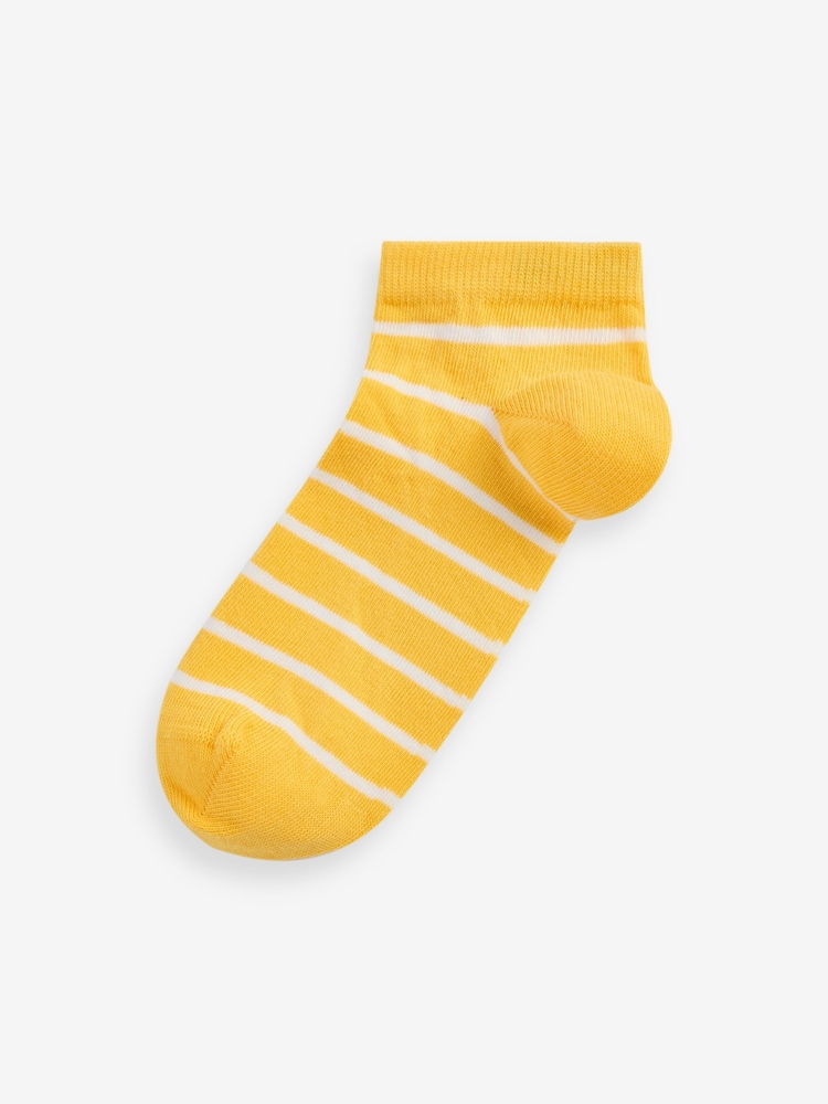 Rainbow Stripe Rich Trainers Socks 7 Pack - Image 5 of 8