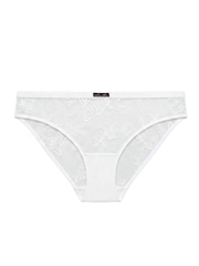 Calvin Klein White Bikini Briefs - Icon Stretch Lace - Image 7 of 7
