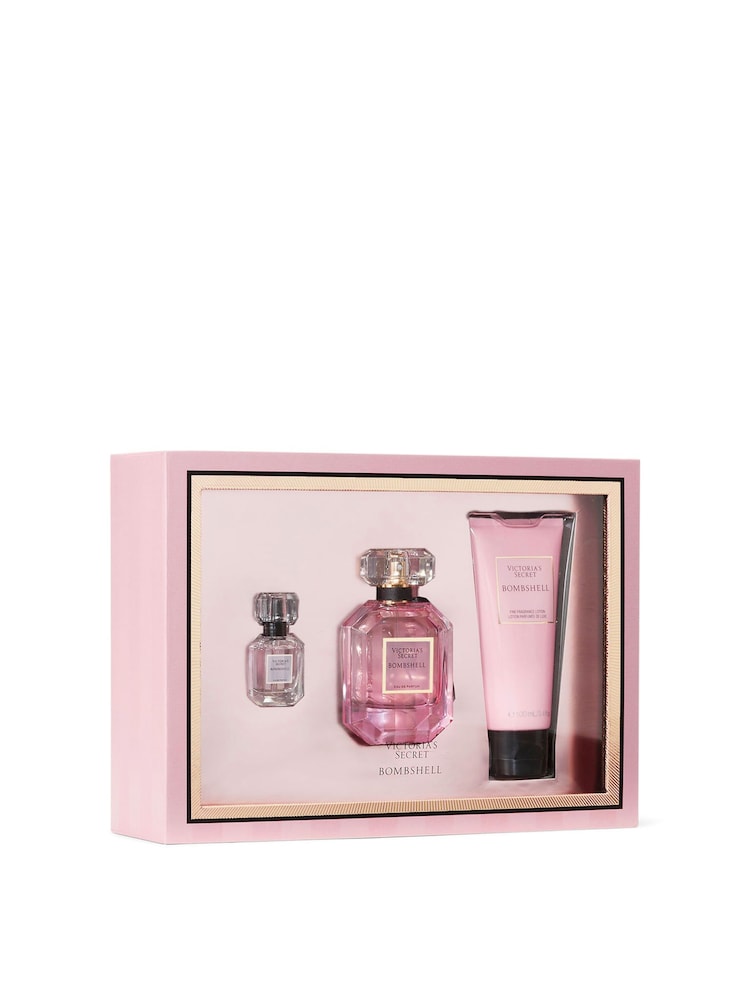 Victoria's Secret Bombshell Perfume 3 Piece Fragrance Gift Set - Image 2 of 3