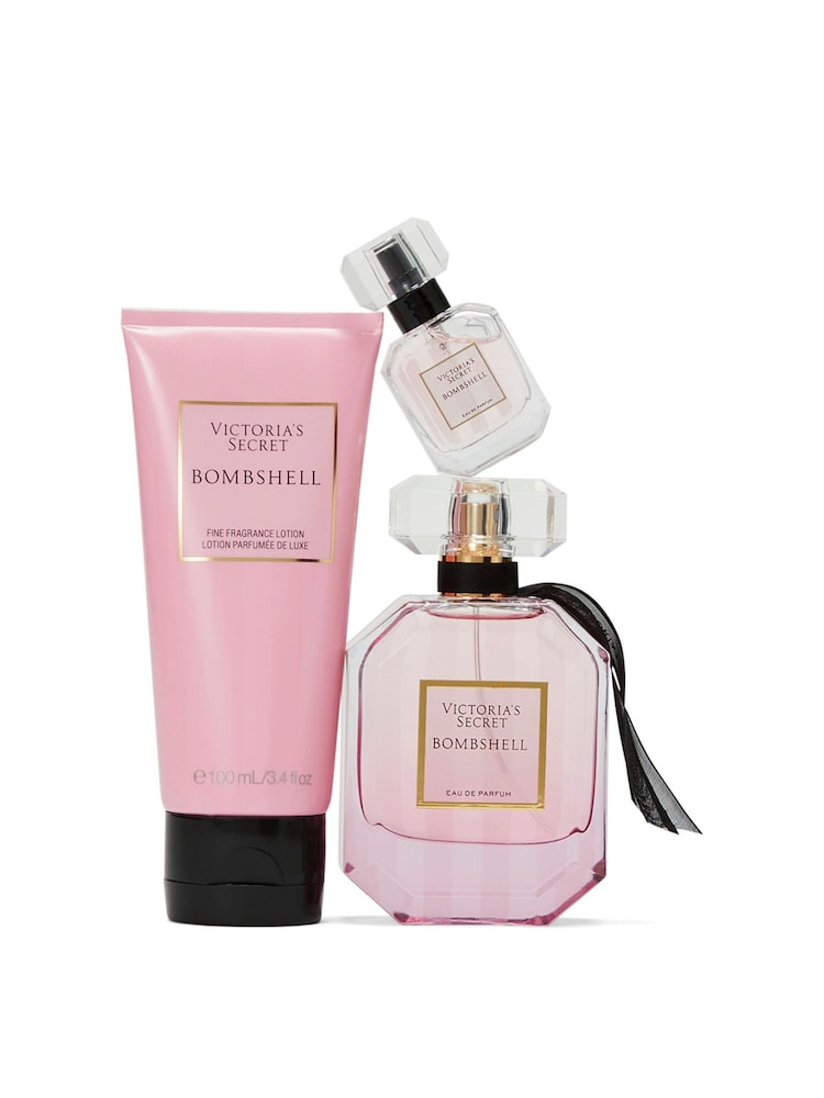 Victoria's Secret Bombshell Perfume 3 Piece Fragrance Gift Set - Image 3 of 3