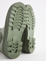 Khaki Green Warm Lined Ankle Wellies - Image 5 of 5
