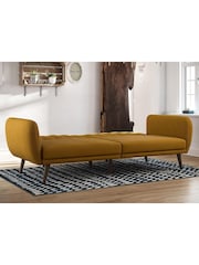 Novogratz Yellow Brittany Linen Sofa Bed - Image 2 of 4