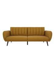 Novogratz Yellow Brittany Linen Sofa Bed - Image 3 of 4