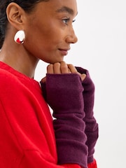 Hush Long Fingerless Cashmere Gloves - Bilde 2 av 3