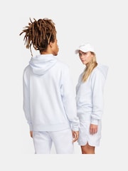 Ljus Grå - Nike Club Tröja Hoodie - Bild 8 av 13