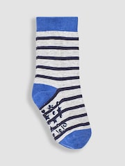JoJo Maman Bébé Indigo 3-Pack Dino Socks - Image 3 of 4