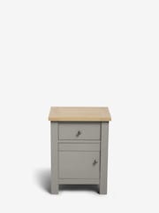 Dove Grey Malvern Paint Effect 2 Drawer Bedside Table - Image 5 of 7
