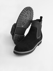 Black Regular/Wide Fit Forever Comfort® Chelsea Ankle Boots - Image 6 of 10