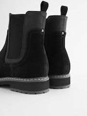 Black Regular/Wide Fit Forever Comfort® Chelsea Ankle Boots - Image 8 of 10