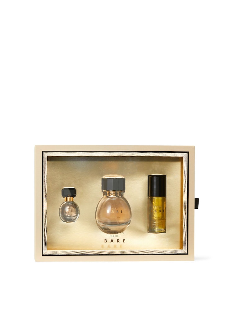 Victoria's Secret Bare Perfume 3 Piece Fragrance Gift Set - Image 1 of 3