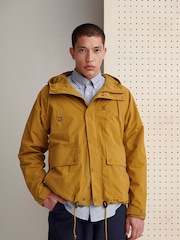 Barbour® Ochre Yellow Showerproof Hooded Utility Spey Jacket - Image 1 of 10