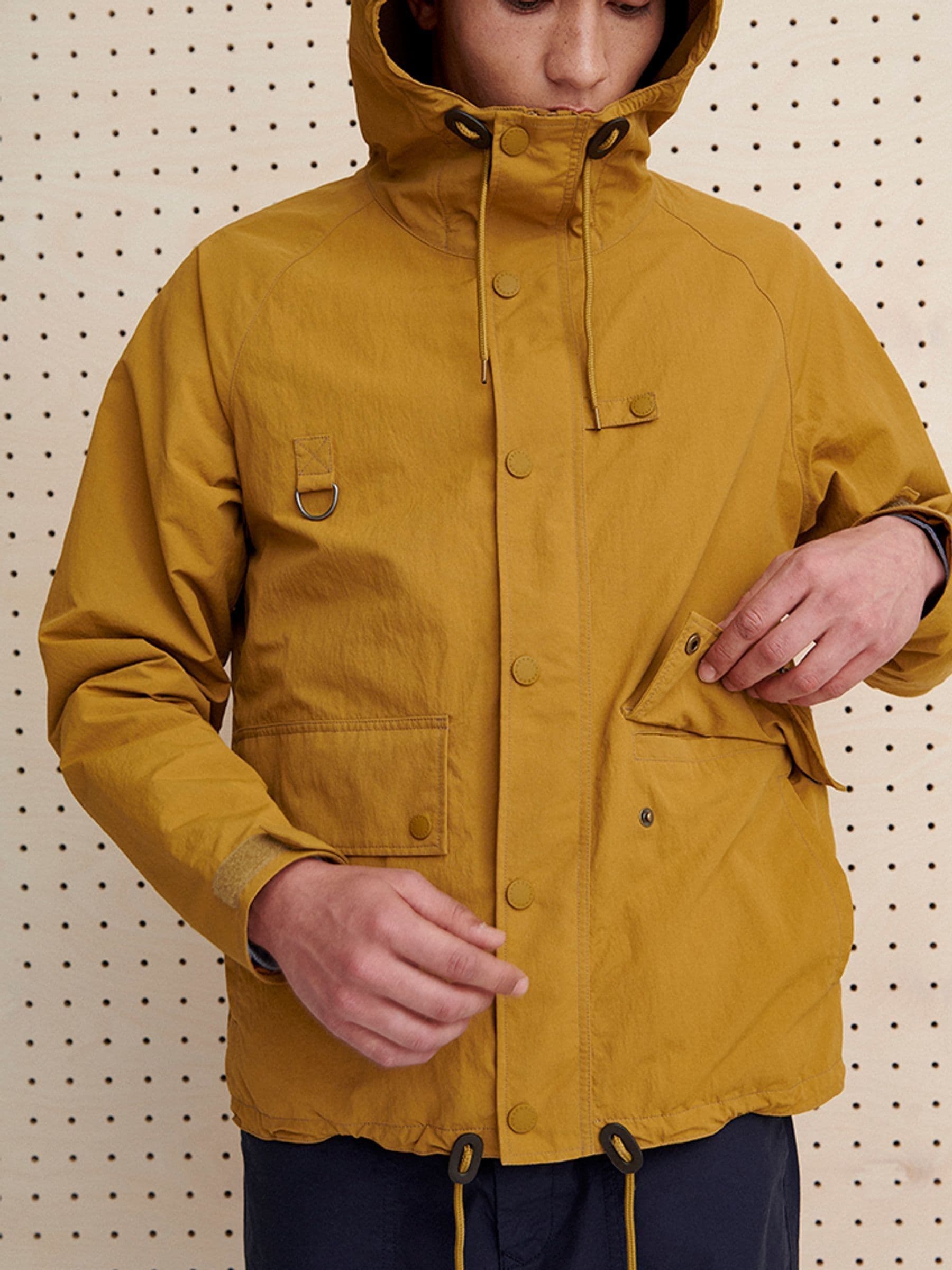 Buy Barbour Ochre Yellow Showerproof Hooded Utility Spey Jacket from Next Qatar