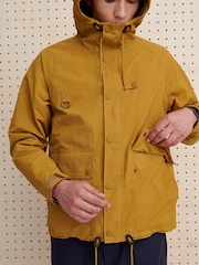 Barbour® Ochre Yellow Showerproof Hooded Utility Spey Jacket - Image 5 of 10