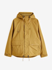 Barbour® Ochre Yellow Showerproof Hooded Utility Spey Jacket - Image 9 of 10