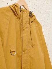 Barbour® Ochre Yellow Showerproof Hooded Utility Spey Jacket - Image 10 of 10