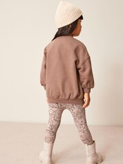 Brown Bunny Printed Sweatshirt and Leggings Set (3mths-7yrs) - Image 2 of 6