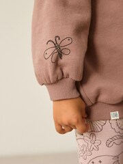 Brown Bunny Printed Sweatshirt and Leggings Set (3mths-7yrs) - Image 3 of 6