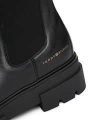 Tommy Hilfiger Black High Rise Chelsea Boots - Image 7 of 7