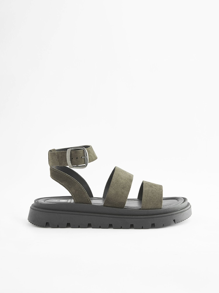 Khakigrün - Forever Comfort® Sandalen mit Knöchelriemen - Bild 2 von 5 Khakigrün - Forever Comfort® Sandalen mit Knöchelriemen - Bild 2 von 5