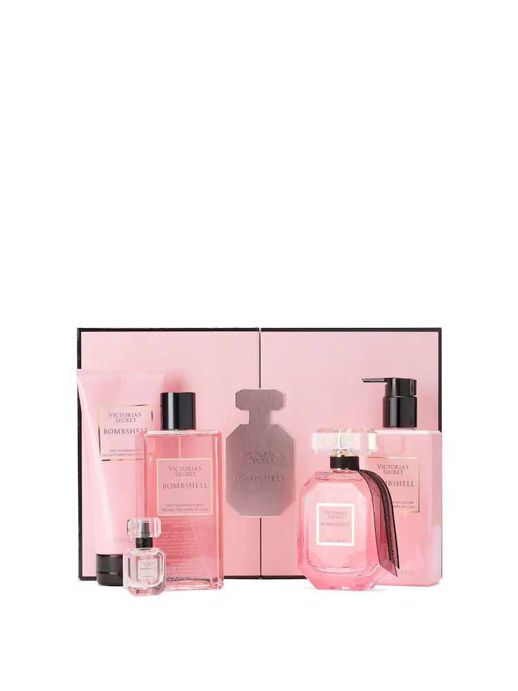 Victoria's Secret Bombshell Perfume 5 Piece Fragrance Gift Set - Image 1 of 3 Victoria's Secret Bombshell Perfume 5 Piece Fragrance Gift Set - Image 1 of 3