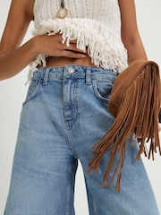 River Island Blue Tolami Mid Rise Barrel Jeans - Image 2 of 4