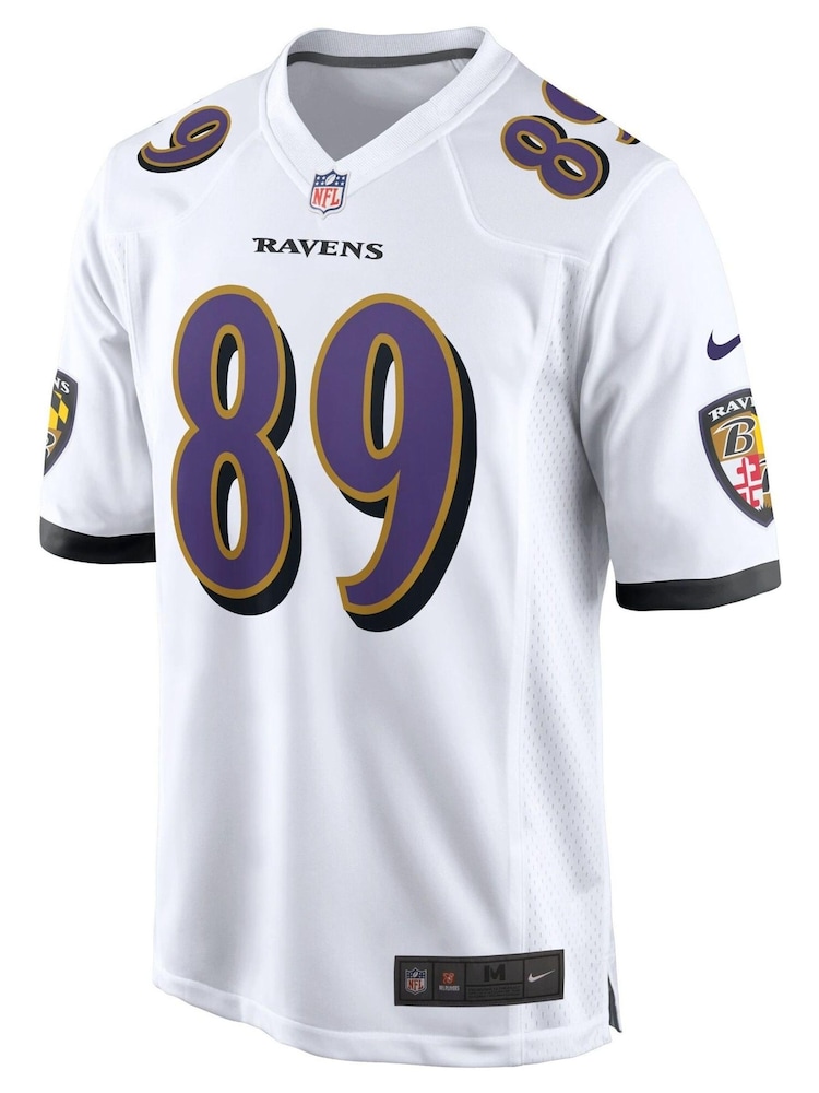 Nike White NFL Baltimore Ravens Road Game Jersey - Mark Andrews Youth - Image 2 of 3