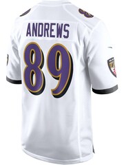 Nike White NFL Baltimore Ravens Road Game Jersey - Mark Andrews Youth - Image 3 of 3