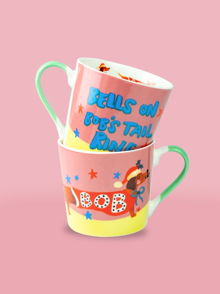 Eleanor Bowmer Bells on Bob Christmas Mug Set - Image 1 of 1