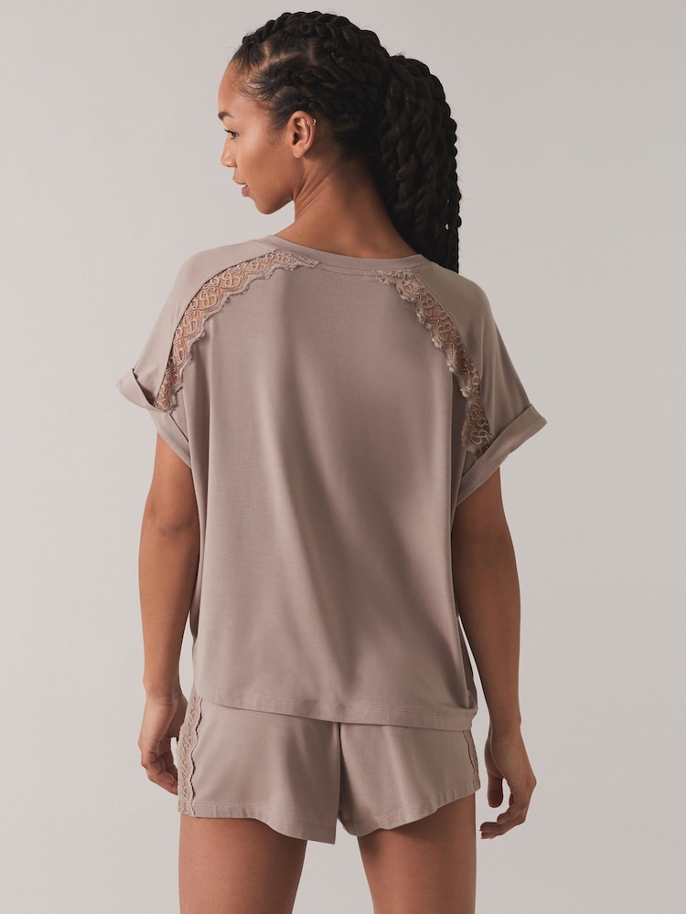 B by Ted Baker Modal Mink Shorts - Image 2 of 8 B by Ted Baker Modal Mink Shorts - Image 2 of 8