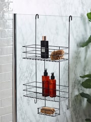 Black Over Door Shower Caddy - Image 1 of 4