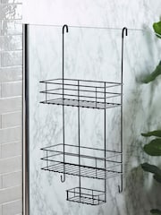 Black Over Door Shower Caddy - Image 2 of 4