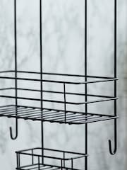 Black Over Door Shower Caddy - Image 3 of 4