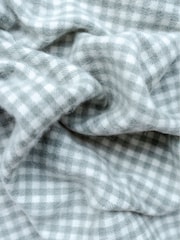 TBCo Sage Gingham Lambswool Baby Blanket - Image 2 of 2