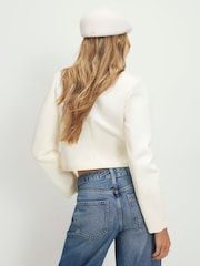 River Island Cream Tolami Long Sleeve Drummer Jacket - Image 2 of 4