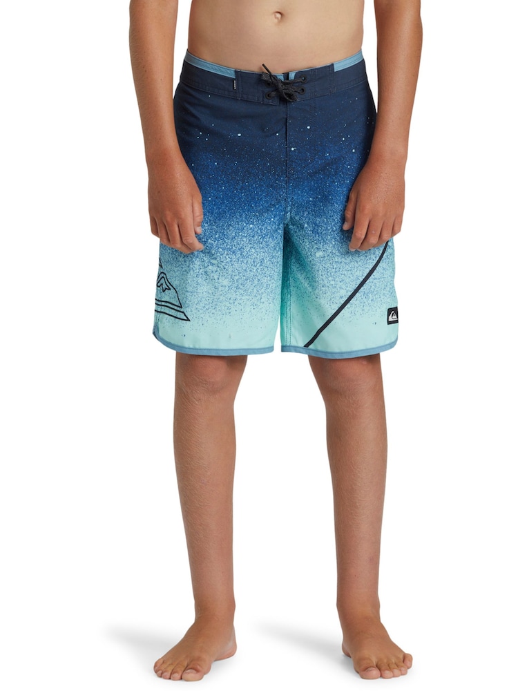Quiksilver Blue Boys Youth Ombre Surfsilk Swim Shorts - Image 1 of 7