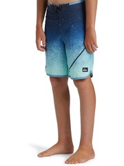 Quiksilver Blue Boys Youth Ombre Surfsilk Swim Shorts - Image 3 of 7