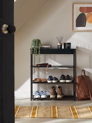 Black Bronx Console 3 Tier Shoe Storage - Image 2 of 5