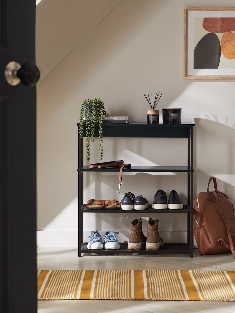 Black Bronx Console 3 Tier Shoe Storage - Image 2 of 5