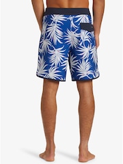 Quiksilver Blue Leaf Print Surfsilk Board Shorts - Image 2 of 7