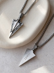 Personalised Men's Arrowhead Necklace - Image 1 of 5