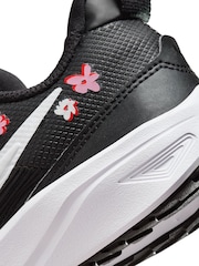 Nike Black/White Floral Junior Star Runner 4 Trainers - Image 12 of 12