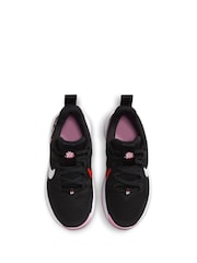 Nike Black/White Floral Junior Star Runner 4 Trainers - Image 8 of 12