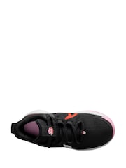 Nike Black/White Floral Junior Star Runner 4 Trainers - Image 9 of 12