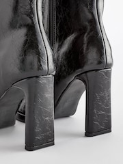 črna - Gležnjarji s peto in oglatim sprednjim delom Forever Comfort® - Slika 11 iz 11