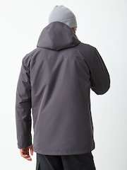 Jack Wolfskin Black Stonelite 3-in-1 Waterproof Jacket - Image 3 of 5