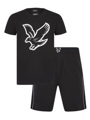 Lyle & Scott Black Loungewear Klaus Set - Image 1 of 9